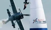 عکسی دردناک از برخورد پرنده با هواپیما