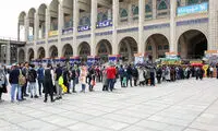 صف غذا در نمایشگاه کتاب تهران!