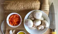 طرز تهیه بروشتای قارچ مرحله به مرحله