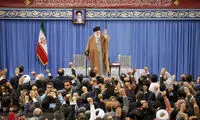 دیدار مداحان اهل‌بیت با رهبر معظم انقلاب