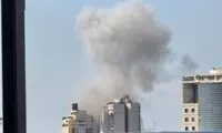 لحظه اصابت موشک‌ ایرانی به بئرالسبع