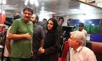 ساره بیات پشت ویلچر امین زندگانی! +عکس