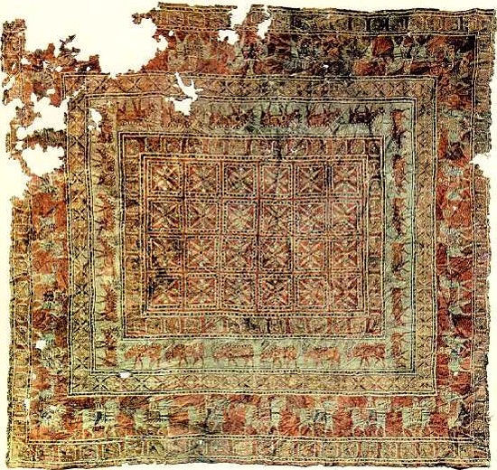 فرش هخامنشی؛ قدیمی‌ترین فرش جهان
