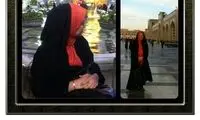 عکس: مهراوه شریفی نیا در حرم رضوی