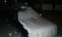 سرمای شدید با این ماشین ها چه کرد!