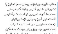 زیباکلام: پیشنهاد ویژه ظریف گام مثبتی است