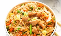 طرز تهیه پلو مرغ و قارچ؛ مقوی و سالم