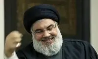 دیدار سیدحسن نصرالله با دختر شهید سلیمانی