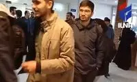 تجمع دانشجویان علیه دولت در دانشگاه علامه