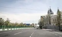 قابی جالب از کشتی آمریکایی در آب‌گرفتگی تهران