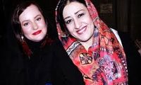 قاب قدیمی از جوانی فاطمه هاشمی و نعیمه نظام دوست 