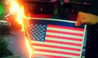 کمپین ایرانی ها علیه پرچم آمریکا +عکس