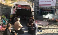ایستگاه صلواتی در ارتفاع ۲۲۰۰ متری کوهستان