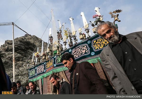 گزارش تصویری از عاشورا، در دربند تهران