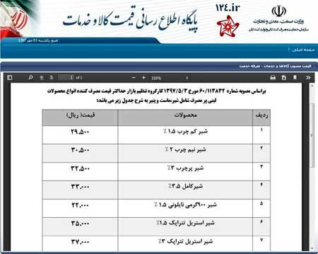 افزایش هزار تومانی قیمت هر بطری شیر!