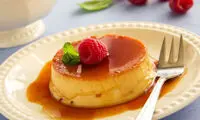 طرز تهیه فلن مغزدار