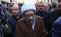 حضور مقامات در مراسم تشییع حاج قاسم