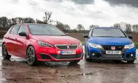 خوب در برابر شرور! مصاف پژو 308 GTi و هوندا سیویک تایپ R