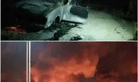 تصادف مرگبار تانکر سوخت با اتوبوس در سنندج