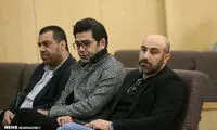 هنرمندان در مراسم ترحیم خشایار الوند