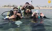 آزادی جدید زنان عربستانی در ساحل دریا