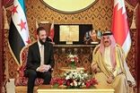 دیدار پادشاه بحرین با جولانی در منامه