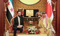 دیدار پادشاه بحرین با جولانی در منامه