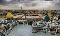 تصاویر ماهواره‌ای از تغیرات اقلیمی شهر نجف 