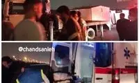 برق گرفتگی ٢ کارگر در بزرگراه آزادگان تهران