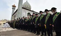 عکس: تشییع پیکر قربانیان سانحه شیراز