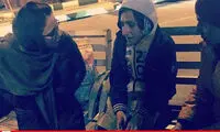 عکس: بهنوش بختیاری و کارتن خواب‌ ها