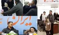 لبخند «هستی کوچولو» در آغوش پدر +عکس