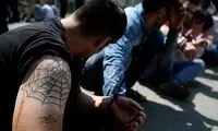 عکسی از تتوی عجیب بر تن سارق تهرانی
