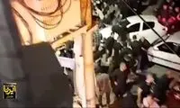 فیلم ورود کامیون به داخل هیئت عزاداری در نکا