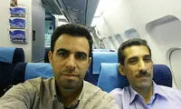 سلفی ترکی در هواپیما قبل از  دربی