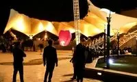پرواز هزاران بالن در چهارشنبه سوري +عکس