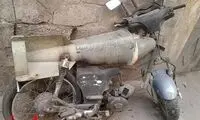 عکس: ساخت موتورسیکلت با قطعات بمب!