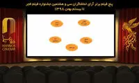 معرفی نامزد‌های سیمرغ بهترین فیلم مردمی فجر