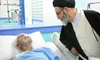 عیادت امام جمعه تبریز از دهقان فداکار