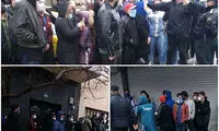 حضور هواداران معترض مقابل باشگاه استقلال