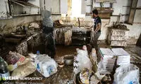 زدودن گل و لای از چهره مناطق سیل زده لرستان