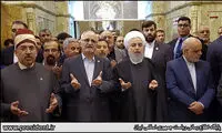 روحانی در حرم امام موسی کاظم (ع)