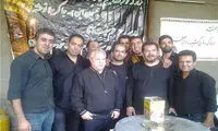 عکس: عزاداری علی پروین در ظهر تاسوعا