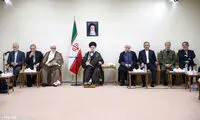 دیدار روحانی و هیات دولت با رهبر انقلاب