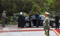 استقبال رسمی روحانی از نخست‌وزیر پاکستان
