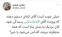 درخواست عبدی از اژه‌ای درباره عنابستانی