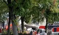 انفجار در بلژیک تعدادی خانه را ویران کرد