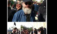 حضور جمعی از هنرمندان در پیاده‌روی اربعین