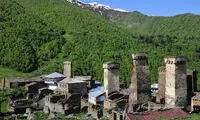 برج هاي سنگي ديدباني در گرجستان +عکس