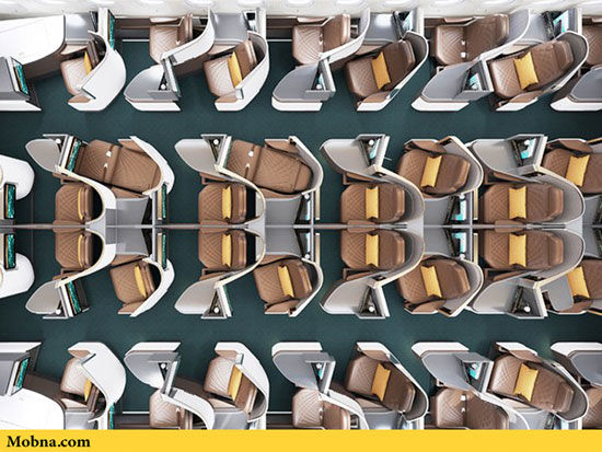 روش هوشمندانه برای چیدن صندلی‌های هواپیما